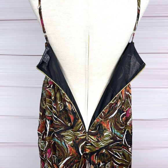 Chelsea & Theodore Embellished Spaghetti Strap Boho Maxi Dress  US 4 - Picture 9 of 15